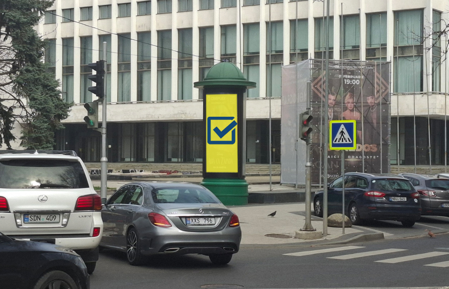 panou publicitar led